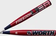 2022 WORTH FREEDOM BALANCED USA BAT W/ 1YR WARRANTY 26/27 OZ WE R BATS UNLIMITED