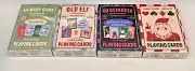 4 Card Games Old Elf Crazy 8's Go Reindeer Its a Match