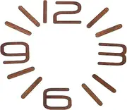 Abaodam DIY Clock Numbers Set Replacement Wooden Clock Numerals Repairing Parts