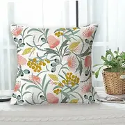 Floral Double Side Cushion Cover 1PC Soft Decorative Square Throw Pillow Cover Cushion Case Pillowcase for Bedroom Livingroom Superior Quality Machine Washable