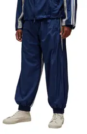 Y-3 3-Stripes Nylon Shell Pants in Dark Blue at Nordstrom, Size Large