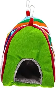 Abaodam Hanging Parrot Nest Hammock Bed for Birds Premium Durable Material Sleeping Nest for Parrots Suitable for Indoor Use Present for Bird Lovers