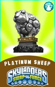 Skylanders Swap Force Platinum Sheep NFC Card FREE SHIPPING
