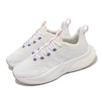 在飛比找PChome24h購物優惠-adidas 慢跑鞋 AlphaBounce+ 女鞋 白 粉