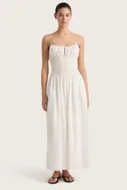 AYA STRING MIDI DRESS