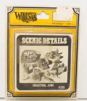 Woodland Scenics D-225, Industrial Junk Castings, Layout & Scenery, HO Scale