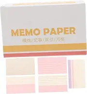 TOGEVAL 180 Sheets Lined Index Cards Versatile for Study Business Vocabulary Memo Pad Portable and Easy to Carry