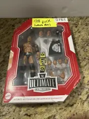 wwe ultimate edition Box Says Brock Lesnar figure and accessories are the rock.
