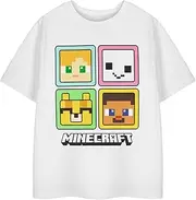 [Minecraft] Girls Graphic Tee Options| Build Create Explore Game Crew Neck Top