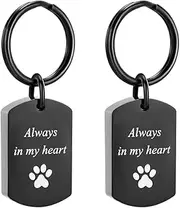 Paw Print Cremation Jewelry for Ashes Human Ashes Holder Memorial Keepsake Jewelry for Pet's/cat/dog's Ashes