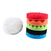 Hot New 7Pcs 6 Sponge Polishing Waxing Buffing Pads Kit Polisher Drill