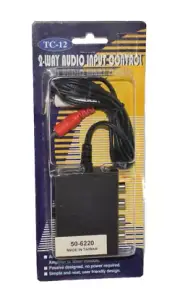 2 Way RCA Composite Audio Input Control TC-12 Device 50-6220 Taiwan (NEW)
