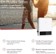 GoodWe 5kW GW5000N-EH Plus Solar Hybrid Inverter IP65 1Phase 2MPPT 10YR Warranty