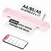 Portable Printer for iPhone iPad Laptop PC - Bluetooth Printer Supports Dual-...