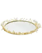Alice Pazkus Decorative Round Mirror Tray