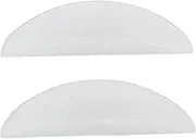Lash Lift Rods, 1 Pair Silicone Eyelash Perming Curler Sparkle Clear Lash Lift Pads White Reusable Eyealsh Perm Rods with Storage Box, Versatile Soft Eyelash Lifting Tool (S)