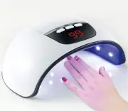 UV LED Nail Lamp, 54W Gel Nail Polish Dryer Curing Lamp Professional Manicure Pe