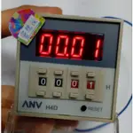 🌞二手現貨保固 ANV士研 H4D 數位式限時繼電器 時間0~99.59H(小時) AC100~240V數字顯示計時器