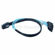 1 Set Mini SAS 36Pin (SFF-8087) Male to 4 SATA 7Pin female Cable