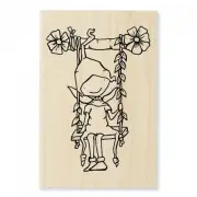 STAMPENDOUS RUBBER STAMPS WHISPER FRIEND STAMP