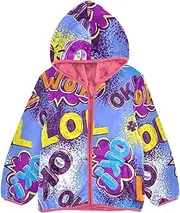 [GuoChe] Baby Boy Fleece Jacket Hoodies 1970s Disco Retro Grunge Graffiti Toddler Boys Jacket Peach Girl Zip Up Sweatshirt