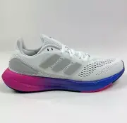 adidas Pureboost 22 Womens 9.5 White Mesh Upper Running Shoes Sneakers HQ8576