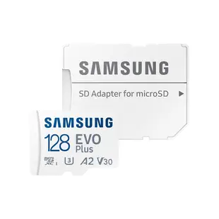 SAMSUNG 三星EVO Plus microSDXC UHS-I U3 A2 V30 128GB記憶卡 公司貨 (MB-MC128SA)