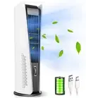 Tower Fan for Bedroom,Quiet Floor Fan,90° Oscillating Bladeless Fan,Portable ...