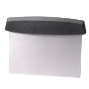 Griddle Scraper Tool Stainless Steel Chopper Dough Cutter With Measuring Marks