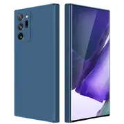 MCC For Samsung Galaxy Note20 Ultra 4G 5G Soft Liquid Silicone Shockproof Case Cover N985 N986 [Dark Blue]