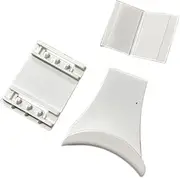 FytStycale 2 Pack Headphone Hook Hanger Under Desk Headset Storage Rack for Purses, Stylish and Modern with Self-, White, as described