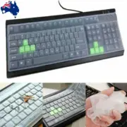 New Universal Reusable Silicone Desktop Computer Keyboard Cover Skin Protector