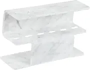 MERRYHAPY Acrylic Makeup Tweezers Holder Position Organizer for Eyelash Extensions Durable Marble Design for Beauty Salon Home Use Easy Access to Tools