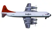 1:400 AeroClassics Buffalo Lockheed L-188 Plane Diecast Aircraft Model