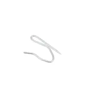 Curtain Hooks Clip Carbon Steel Pin-On Drapery Hooks Silver Tone 120 Pcs