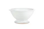 Society Home Miller Serving Bowl Footed Ceramic Terracotta Salad Soup Fruit Bowl