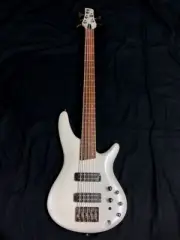 Electric Bass Guitar Ibanez SR305E-PW Pearl White 5-strings