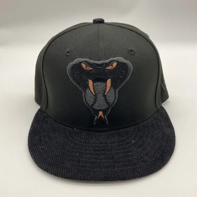 Arizona Diamondbacks Snakehead Logo New Era 59FIFTY MLB Corduroy Cap Hat 7 1/2