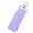 Pattern Lipstick Holder Keychain Chapstick Pouch Bag Gift(Light Purple)