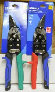 Kobalt Aviation Snips Combo Set Cuts Right - Left - Straight