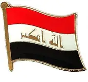 Iraq National Flag International Travel Small Pins Enamel Made Metal Souvenir for Hat Clothes Backpack