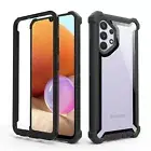 For Samsung Galaxy A06 A15 A16 A35 A54 A55 A56 Shockproof Case with Clear Back