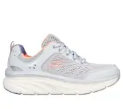 Skechers D'Lux Walker-Infinite Motion / Womans / Gray/Coral / BRAND NEW