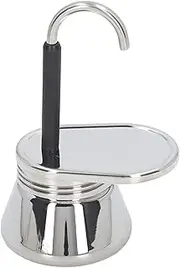 Single Spout Mocha Pot, Moka Set, Coffee Pot, Stainless Steel, Lightweight Italian Coffee Maker, Stovetop Coffee Maker, Camping Coffee Maker, Portable Coffee Machines for Outdoor Camping Home