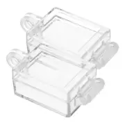 2 Pcs Boat Type Switch Protective Cover Button Protector Rocker Light Guard