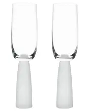 Anton Studio Designs Set of 2 Oslo Champagne Flutes