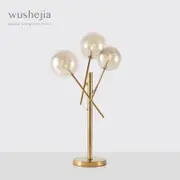 Home Decor Artistic Bedside Reading Table Lamp Gold Base Bulb Shade 63 cm