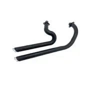 unique pipeMotorcycle Duals Full System Muffler Fit For Honda Steed Shadow VT400 VT600 VLX400 VLX600 VT400C VT 400 VT600C VLX 600 Black