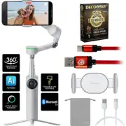 Insta360 Flow 2 Pro AI Smartphone Gimbal Stabilizer +26 Months Protection Bundle