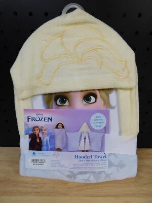 Frozen Elsa Kids Bath Hooded Towel Wrap-NWT